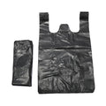 100PCS Black Plastic Shopping Bag Vest Storage Bag Thickened Supermarket Shopping Packing Takeaway Kitchen Garbage Storage Bag