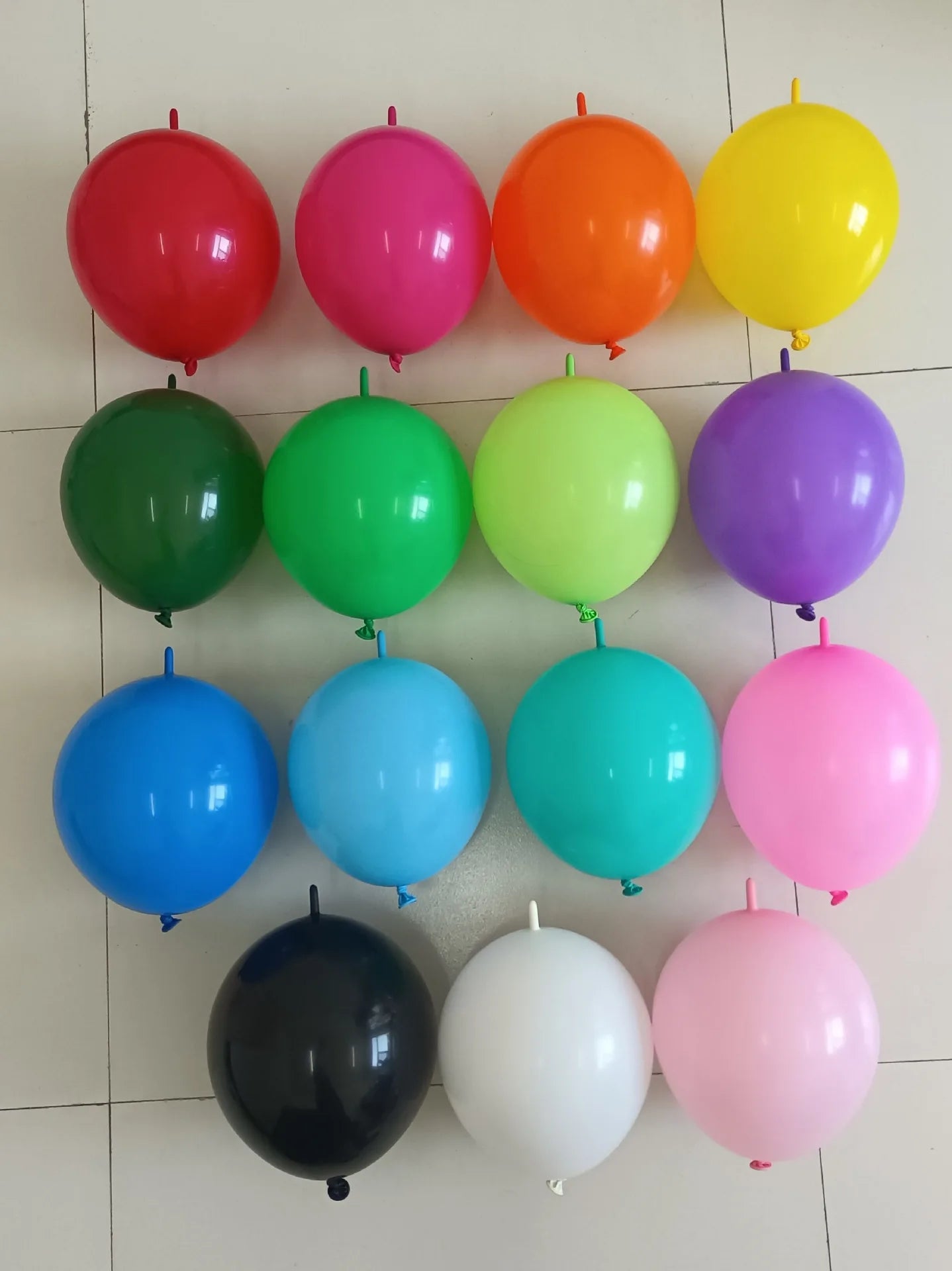 5/10/12 Inch 2.4g Tail Balloon Wedding Atmosphere Decoration Birthday Party Arch Connection Modeling Shop Opening Bar KTV Layout