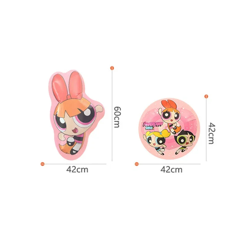 The Powerpuff Girls Aluminum Foil Balloons Blossom Helium Air Globos Birthday Party Decorations Baby Shower Kids Toy Photo Props