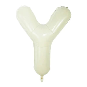 Happy Birthday Party balloons 40inch Wedding decor cream white Alphabet Foil Letter balloon kids baby shower girl Balls supplies