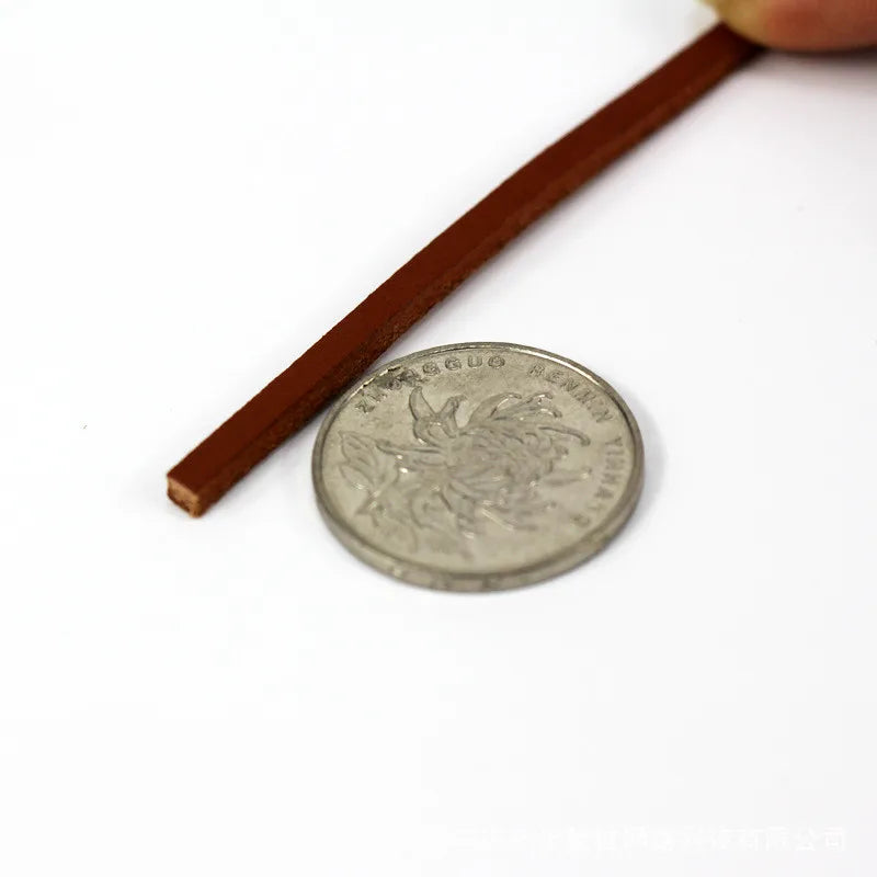 1 Pair 80cm-180cm Genuine Leather shoelaces Of Rawhide Leather Shoelaces Shoestrings Boot Shoe Laces wholesale drop shipping