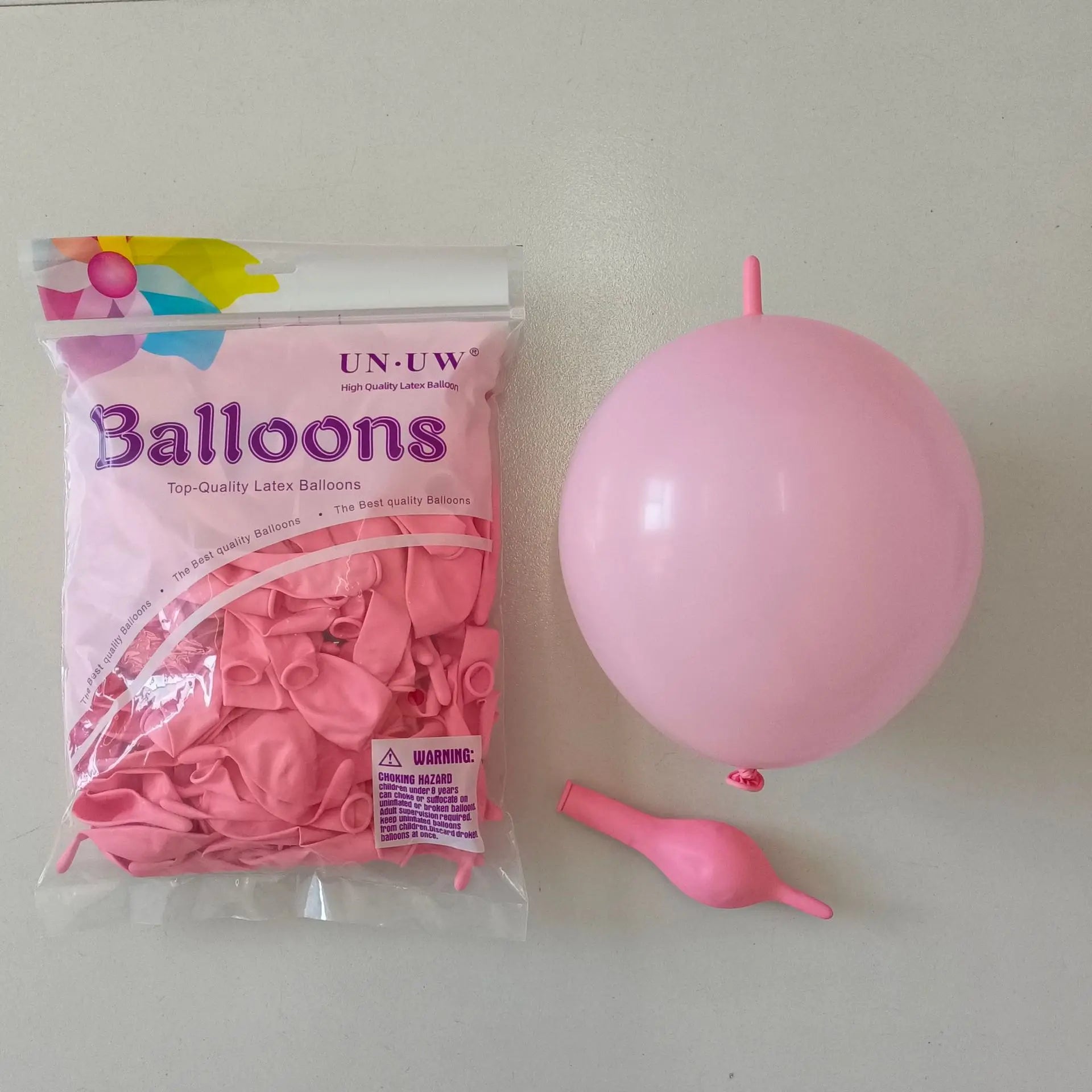 5/10/12 Inch 2.4g Tail Balloon Wedding Atmosphere Decoration Birthday Party Arch Connection Modeling Shop Opening Bar KTV Layout