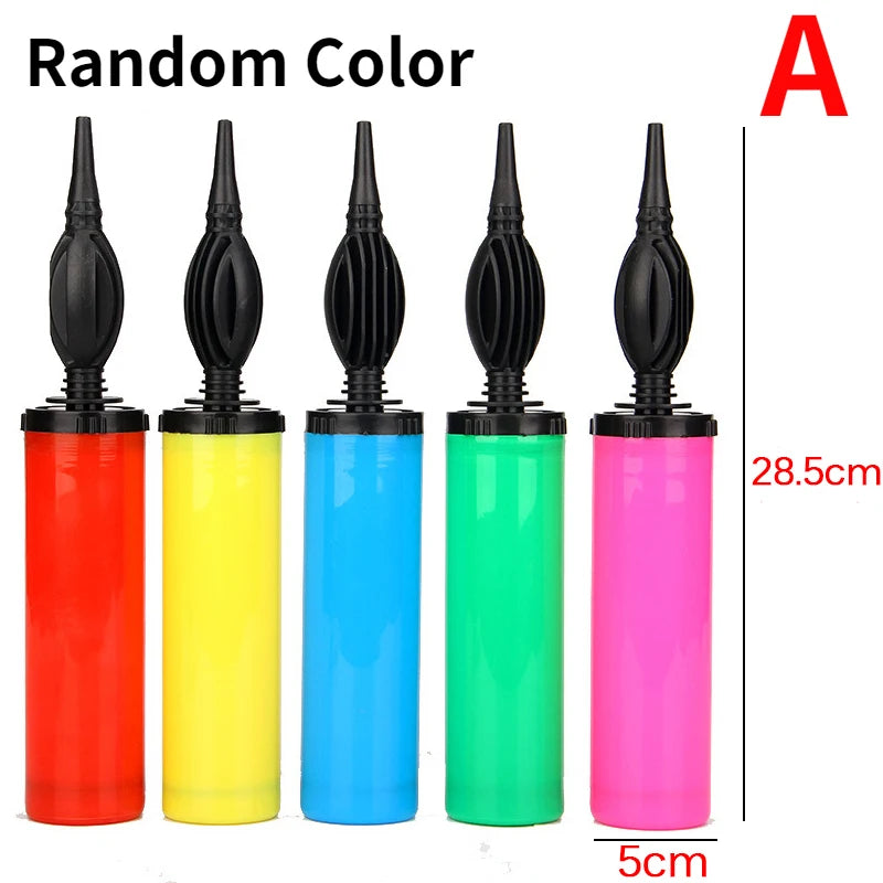 Balloon Pump Hand Push Balloon Inflater Birthday Party Wedding Supplies Quality Ballons  Air Pump Accessories Home Decoration