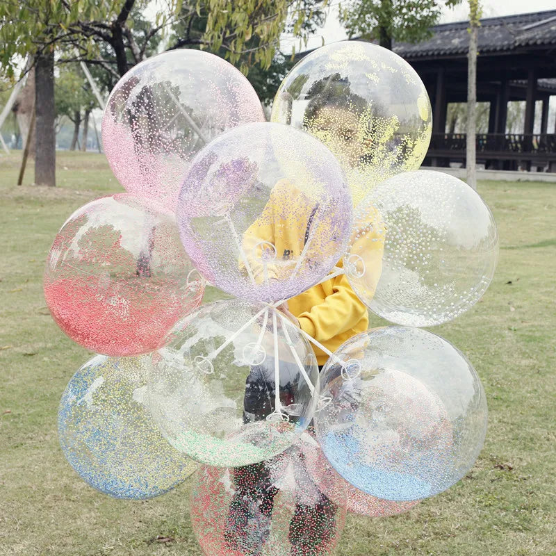 One Giant BoBo  Rainbow Color Bubble Balloon Birthday Party Wedding Decoration Children Toy