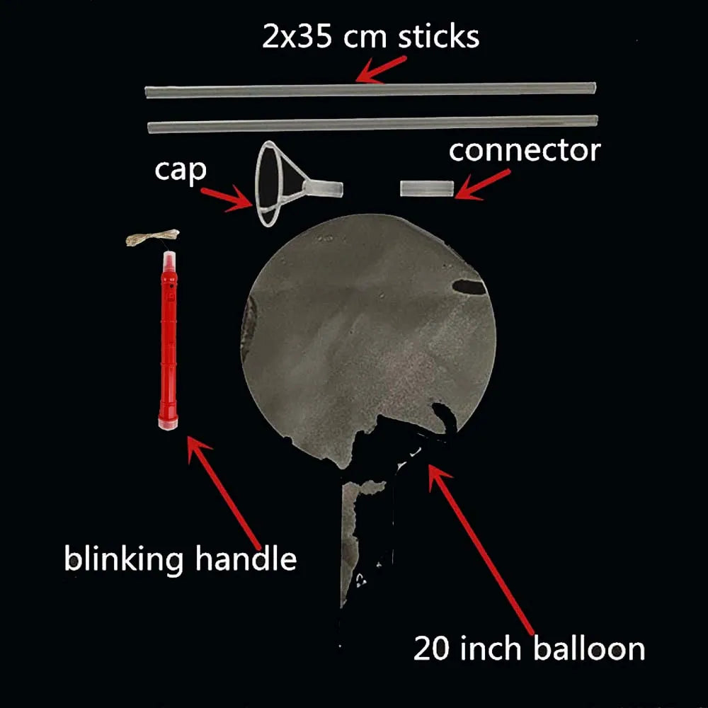 1/5/10/20/30pcs LED Light Up BoBo Balloons Colorful 3 Levels Flashing Handle 20 Inches Bubble Balloon 70cm Stick