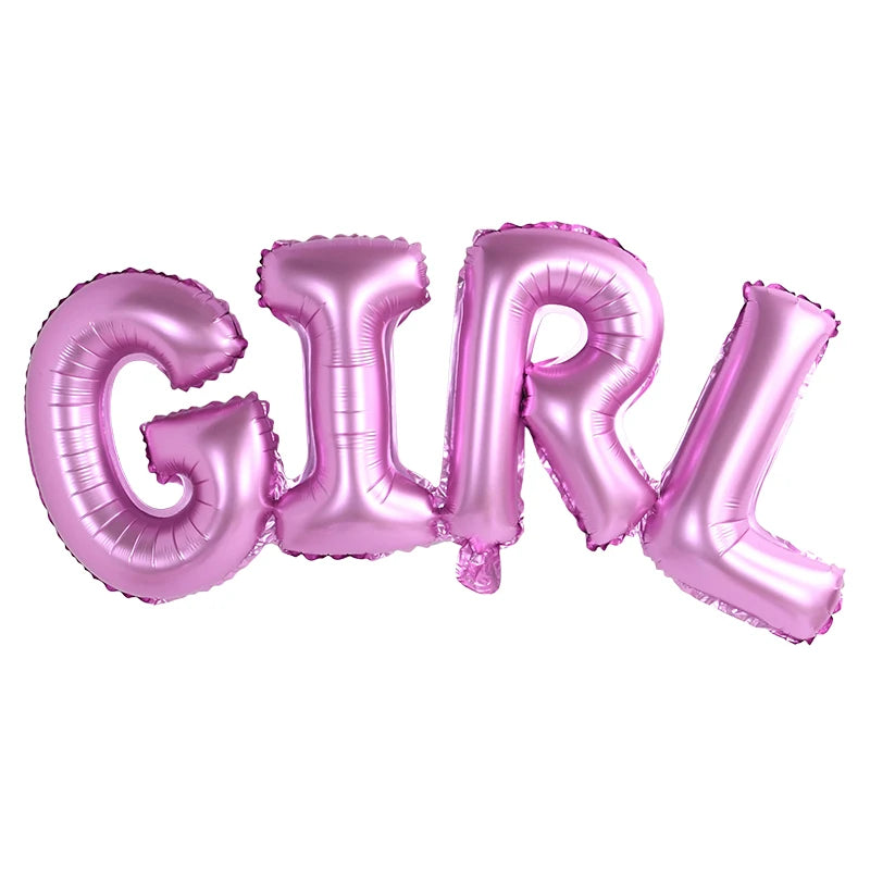 Baby Shower Balloons Set Pink Blue Boy Girl Foil Balloons Baby Bottle Balloon Gender Reveal Party Decoration1st Birthday Gifts