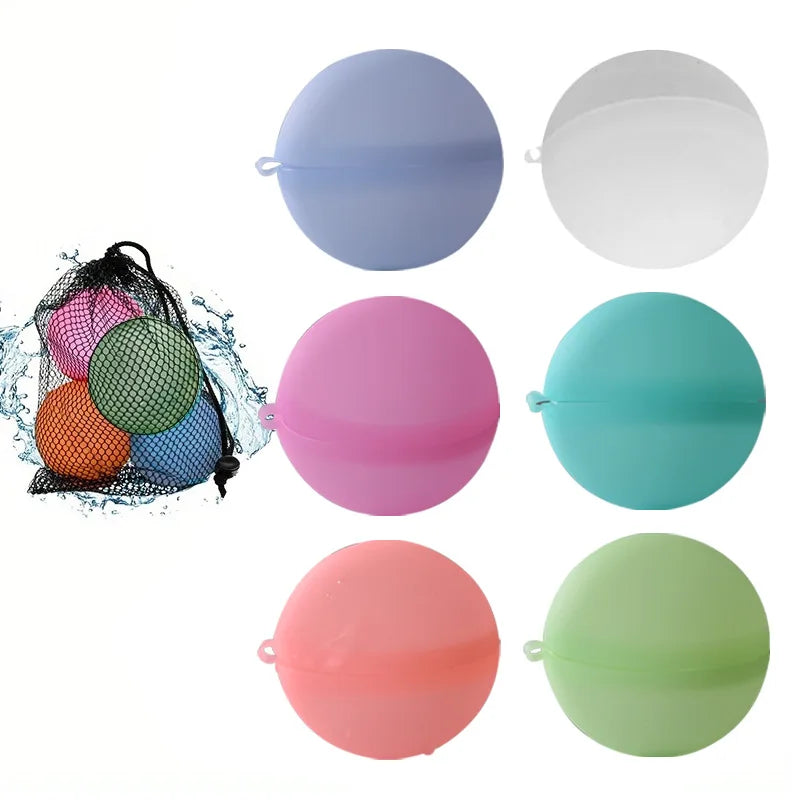 Reusable Water Bomb Balloons Outdoor Activities Fight Toys Pool Beach Bath Water Fun Balls Summer Party Games Kids Birthday Gift