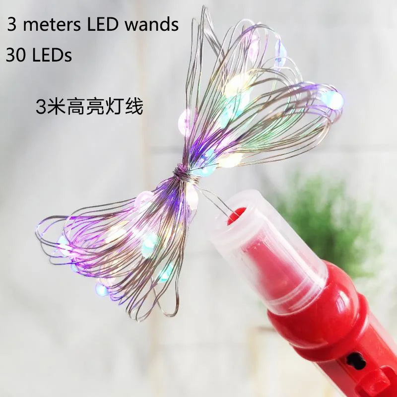 1/5/10/20/30pcs LED Light Up BoBo Balloons Colorful 3 Levels Flashing Handle 20 Inches Bubble Balloon 70cm Stick