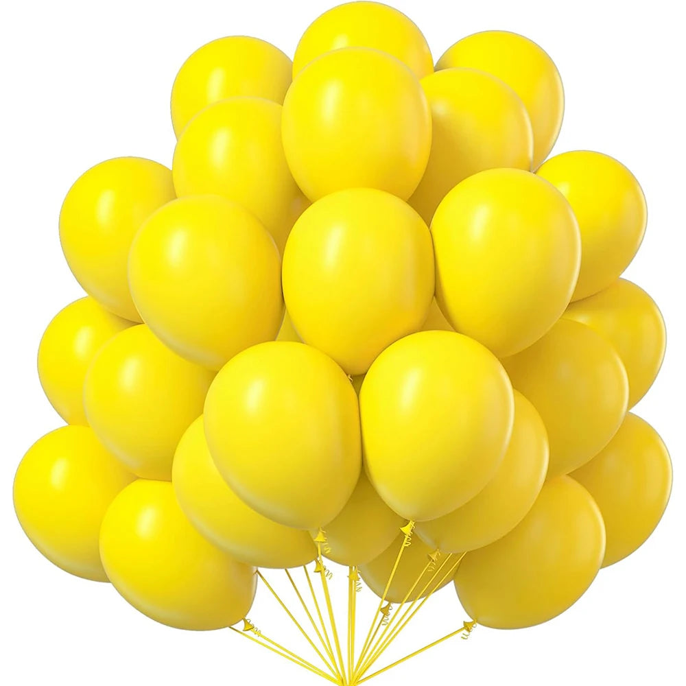 10/20/30/50pcs 10/12inch Orange Latex Balloons Brown Red Balloon Wedding Fall Decorations Birthday Christmas Party Baby Shower