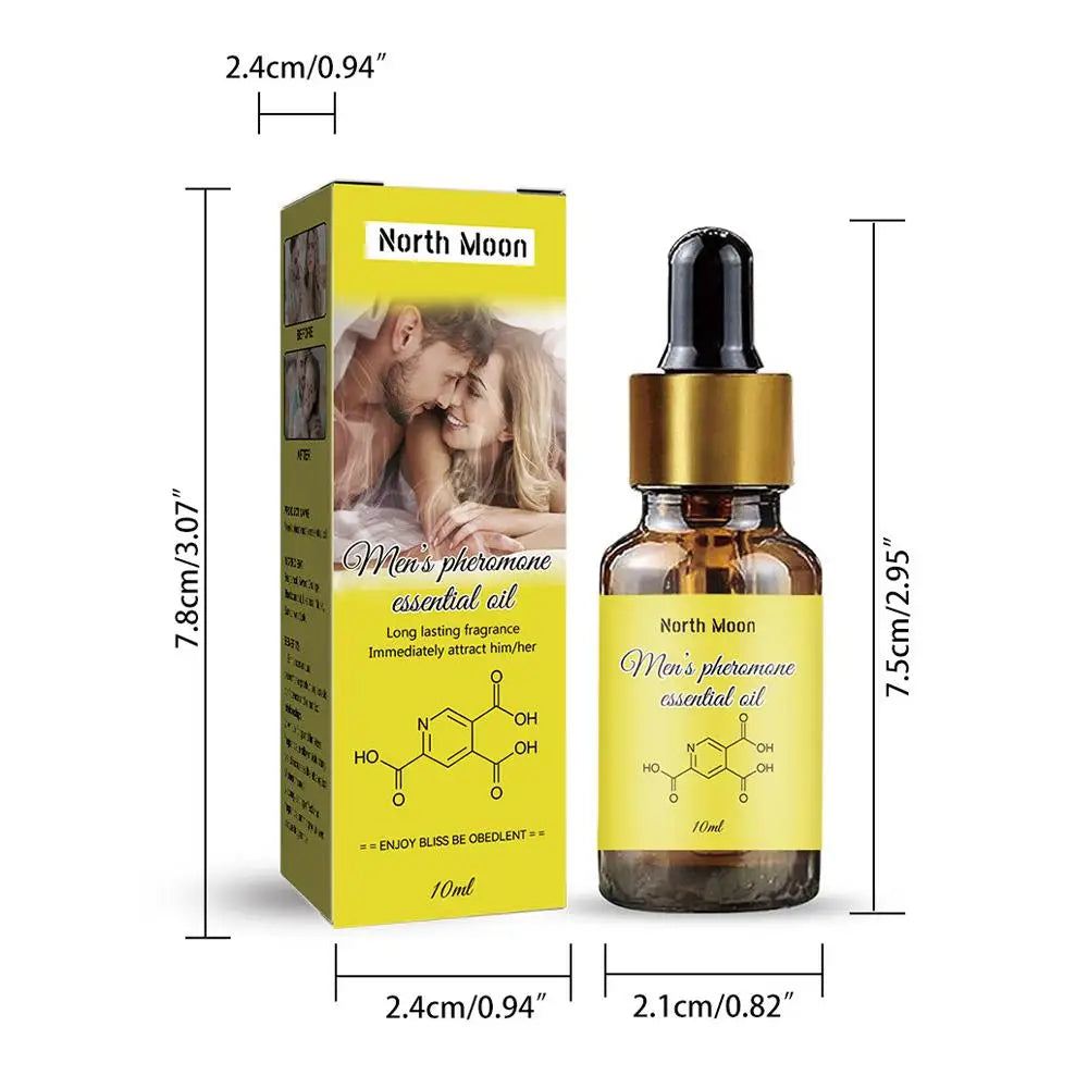 1/3/5PCS Natural Pheromone Fragrance Oil Attractant For Men Women Sexually Stimulating Perfume Sexy Temptation Flirting Perfume