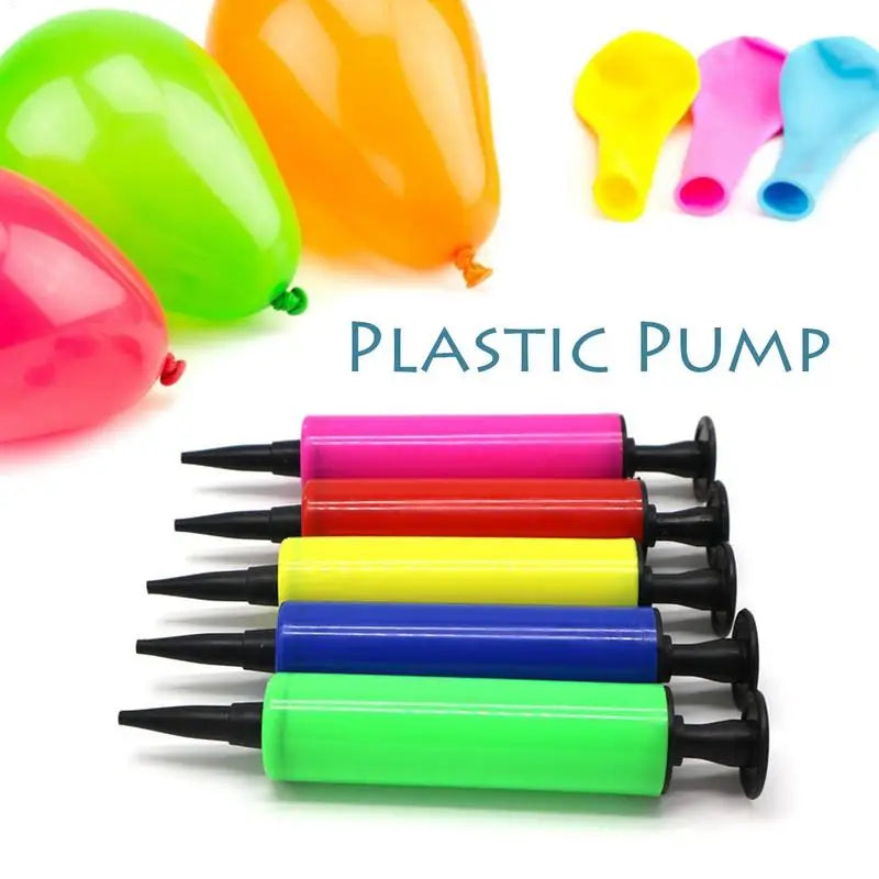 1PC Balloon Pump Balloon Inflator Hand Push Air Pump Wedding Birthday Party Kids Baby Shower Balloon Accessories Tools