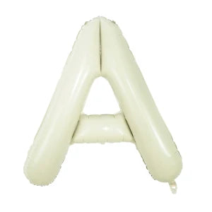 Happy Birthday Party balloons 40inch Wedding decor cream white Alphabet Foil Letter balloon kids baby shower girl Balls supplies