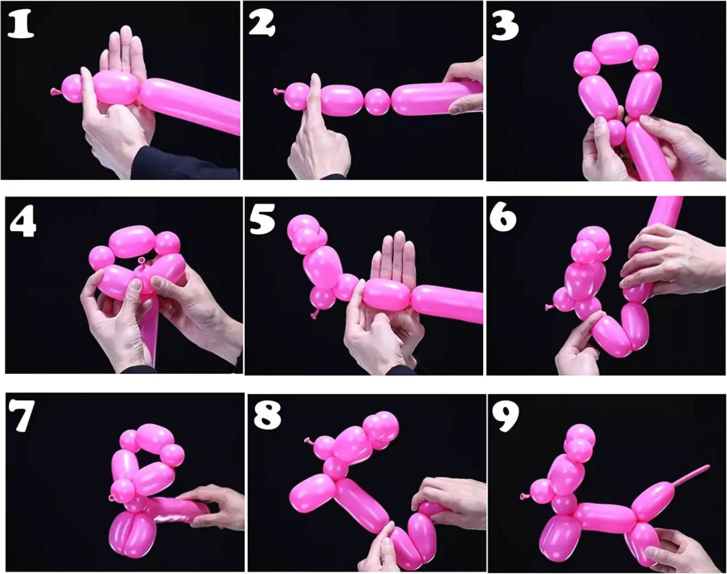 10/20/30Pcs Long Balloons Colorful Magic Twisting Balloons for Animal Kids Birthday Baby Shower Wedding Christmas Party Decor