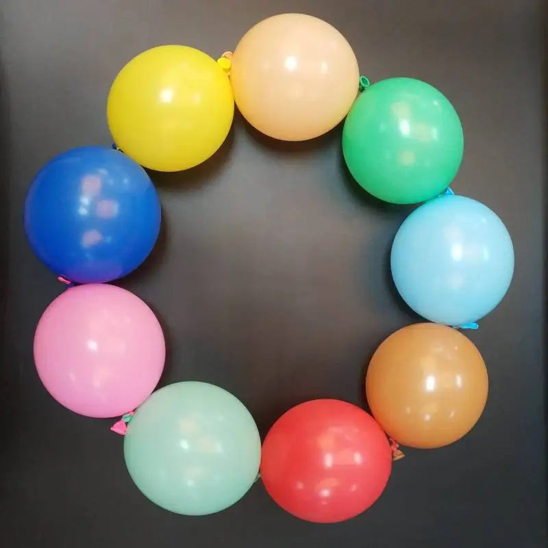 BK6 Inch Tail Latex Balloon Connection Decoration Balloon Wedding Party Decoration Birthday Anniversary
