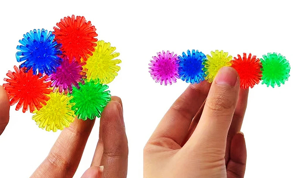 30Pcs Kids Party Favor Soft Plastic Bayberry Stress Relief Ball Toys Boys Girls Birthday Gifts Giveaway Pinata Filler Gift Pack