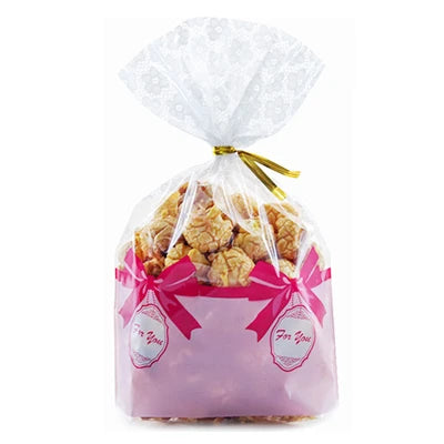 50pcs Plastic Bag For Gift 13X19cm Candies And Sweets Packaging Bags Birthday Wedding Party Christmas Gift Wrapping