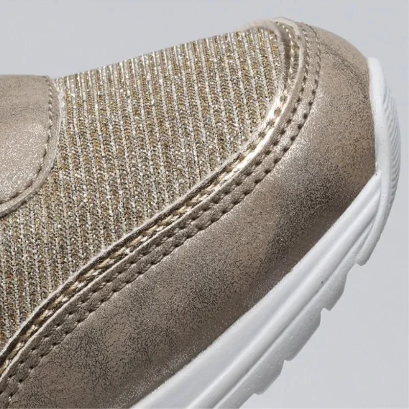 Height Increasing Women's Vulcanized Shoes Light Breathable  Walking Shoes Platform Shoes for Women Wedge Sneakers Handmade