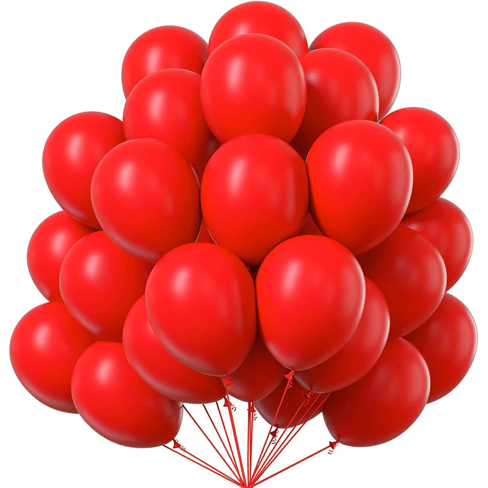 10/20/30/50pcs 10/12inch Orange Latex Balloons Brown Red Balloon Wedding Fall Decorations Birthday Christmas Party Baby Shower