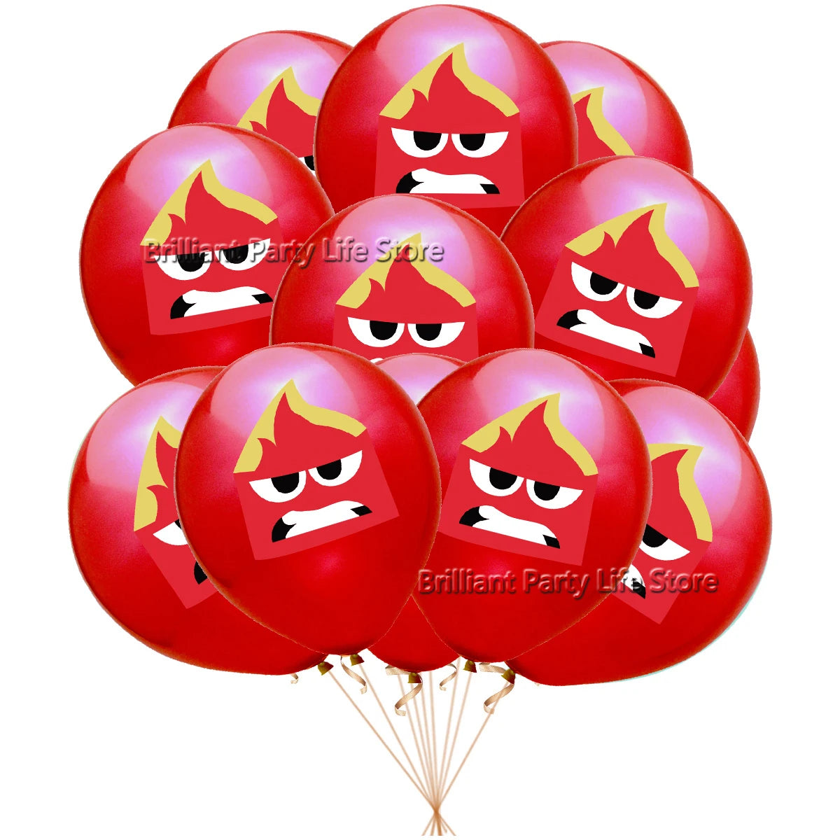 12-60Pcs Inside Out Balloons 12inch Cartoon Latex Balloon Birthday Party Decoration Toys For Kids Baby Shower Party Supplies