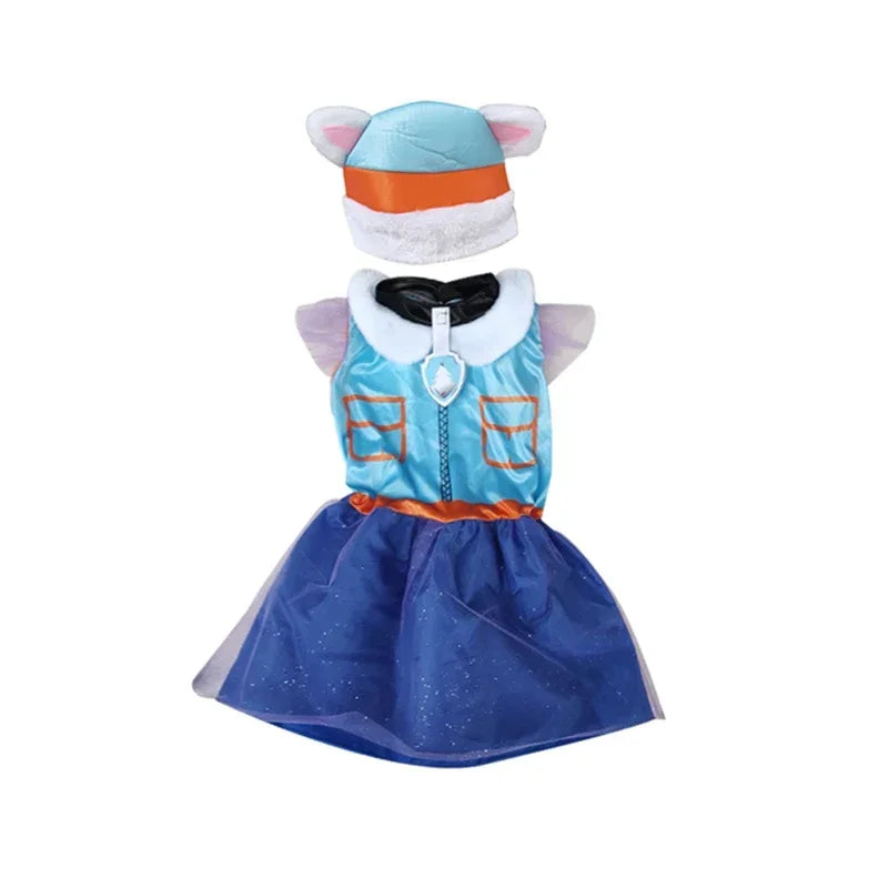 Anime Dog Patrol Kids Tops Pants Backpack Hat Marshall Chase Skye Zuma Rubble Children Patrol Uniforms Halloween Cosplay Costume