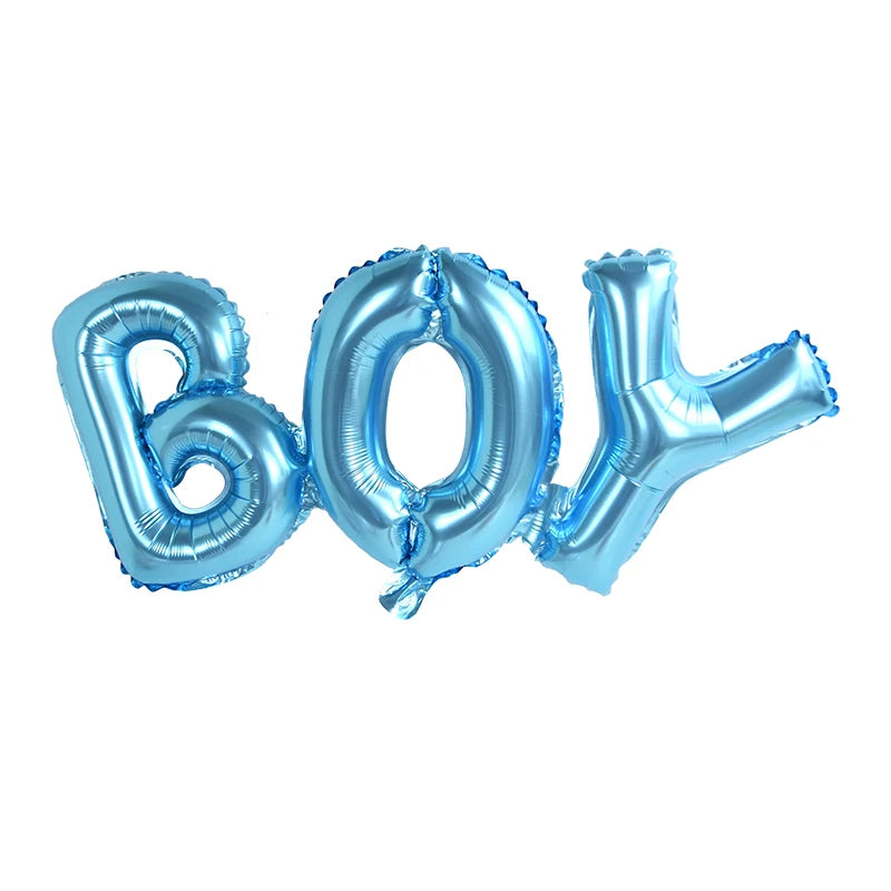 Baby Shower Balloons Set Pink Blue Boy Girl Foil Balloons Baby Bottle Balloon Gender Reveal Party Decoration1st Birthday Gifts