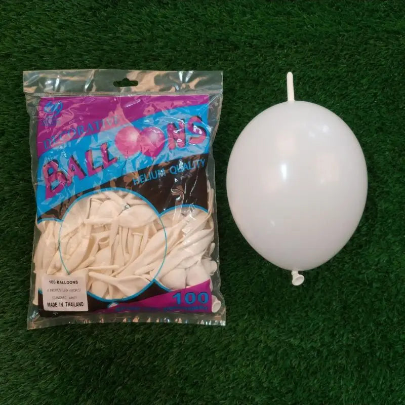 BK6 Inch Tail Latex Balloon Connection Decoration Balloon Wedding Party Decoration Birthday Anniversary