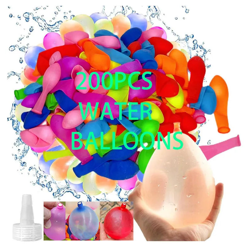 Colorful Water Biodegradable Balloons Easy Fill Water Bomb Balloon,Water Balls Summer Fun Outdoor Party Fighter Toy For Children
