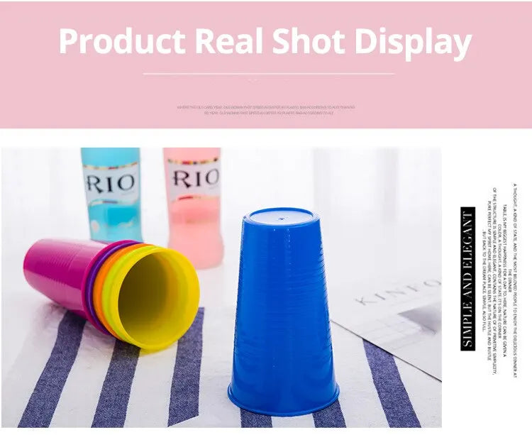 100pcs Disposable Plastic Cups Everyday Use Sturdy Plastic Party Cups For All Occasions Available In Many Color Party Supplies