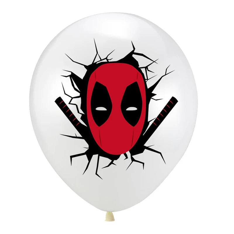 12Pcs Marvel Theme Latex Balloons Boys Birthday Party Decor Kids Toy Photo Props Baby Shower Supplies 12 inch Balloon