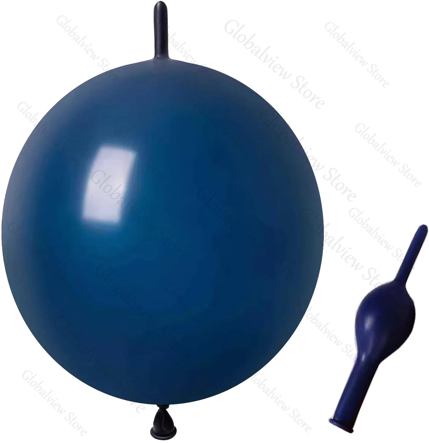 50/30/10Pcs Link Balloon Linking Balloons 6/12inch Metallic Chrome Latex Balloons for Birthday Christmas Wedding Party Decor