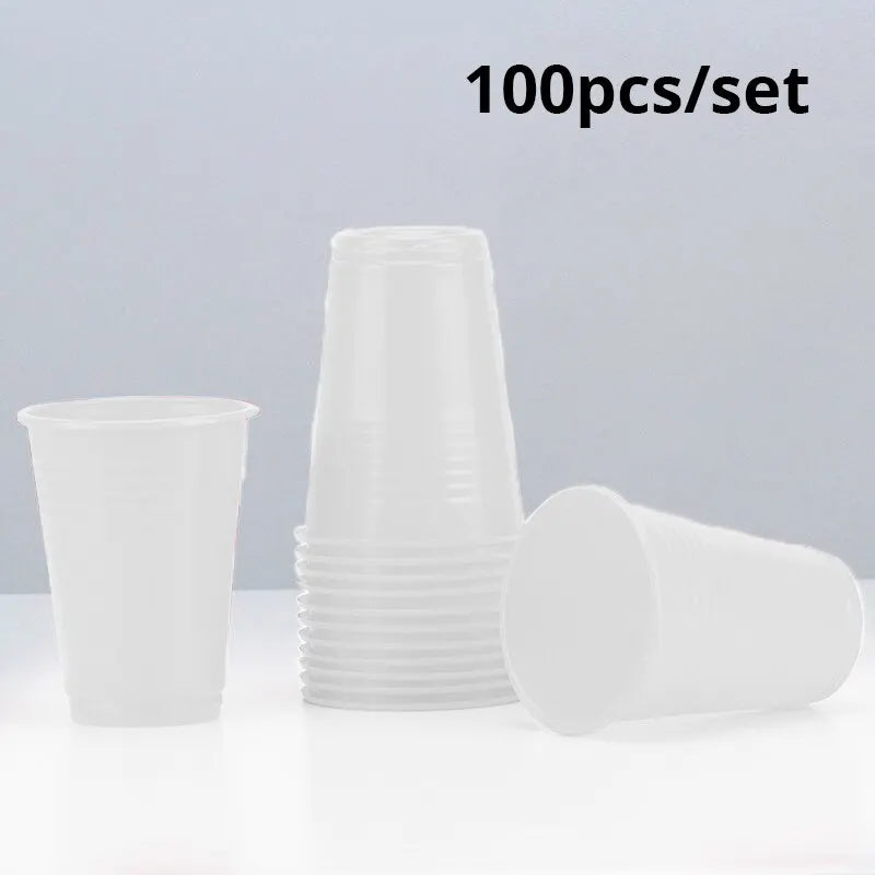 100pcs Disposable Plastic Cups Everyday Use Sturdy Plastic Party Cups For All Occasions Available In Many Color Party Supplies