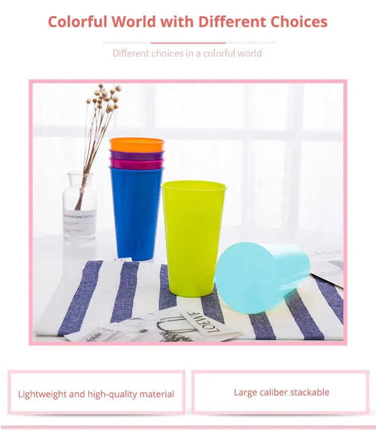 100pcs Disposable Plastic Cups Everyday Use Sturdy Plastic Party Cups For All Occasions Available In Many Color Party Supplies