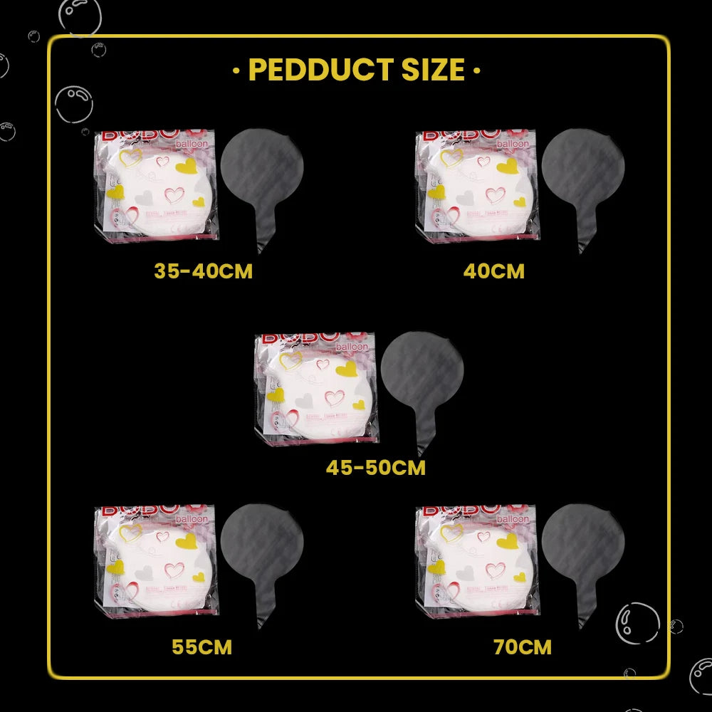 Transparent Bobo Balloon for Stuffing Flowers Led Light Up Valentine's Day Wedding Birthday Graduation Party Decoration