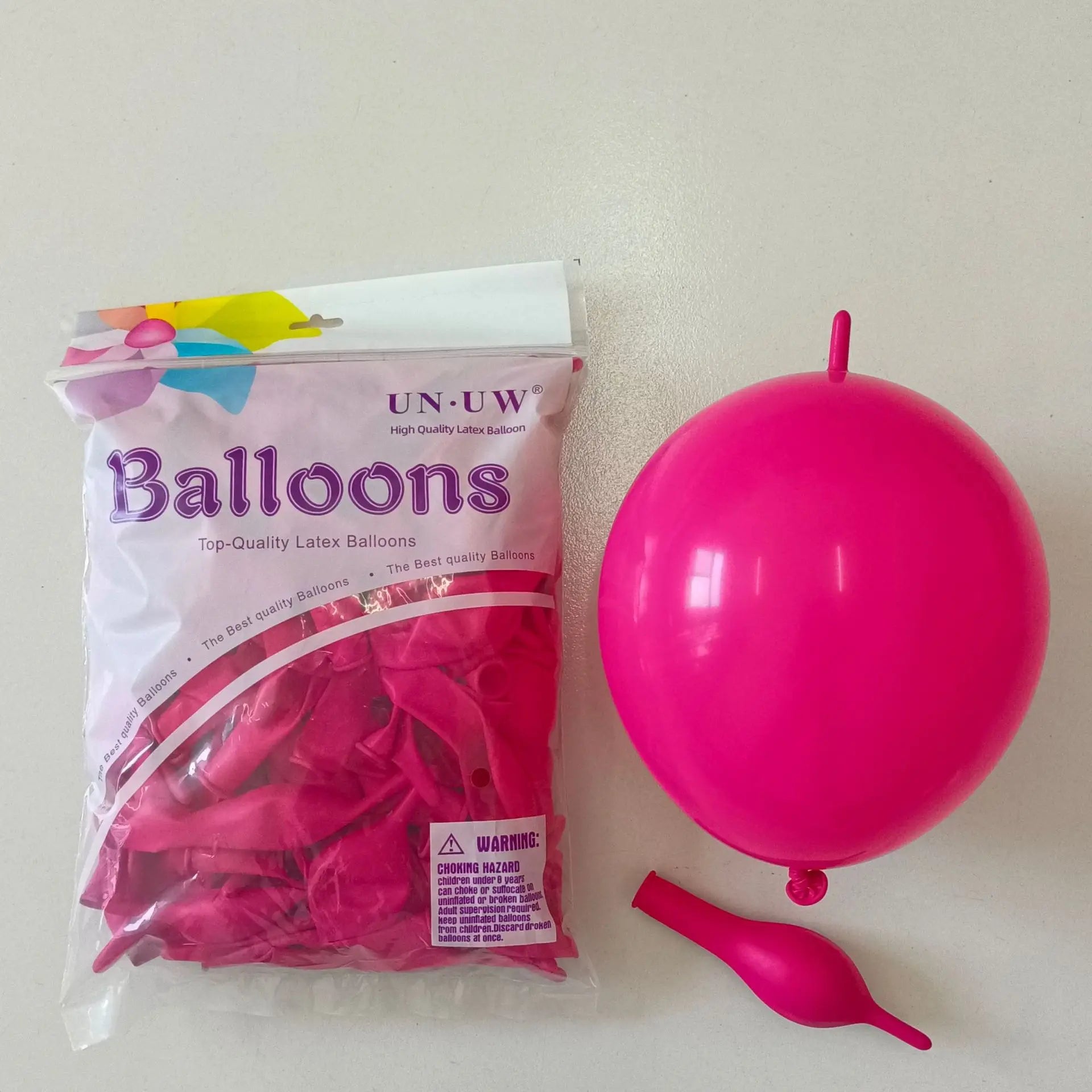 5/10/12 Inch 2.4g Tail Balloon Wedding Atmosphere Decoration Birthday Party Arch Connection Modeling Shop Opening Bar KTV Layout