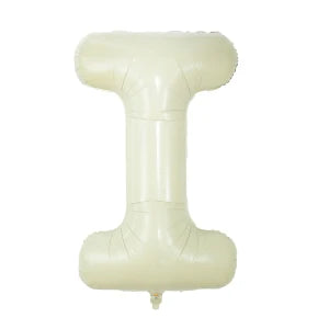 Happy Birthday Party balloons 40inch Wedding decor cream white Alphabet Foil Letter balloon kids baby shower girl Balls supplies