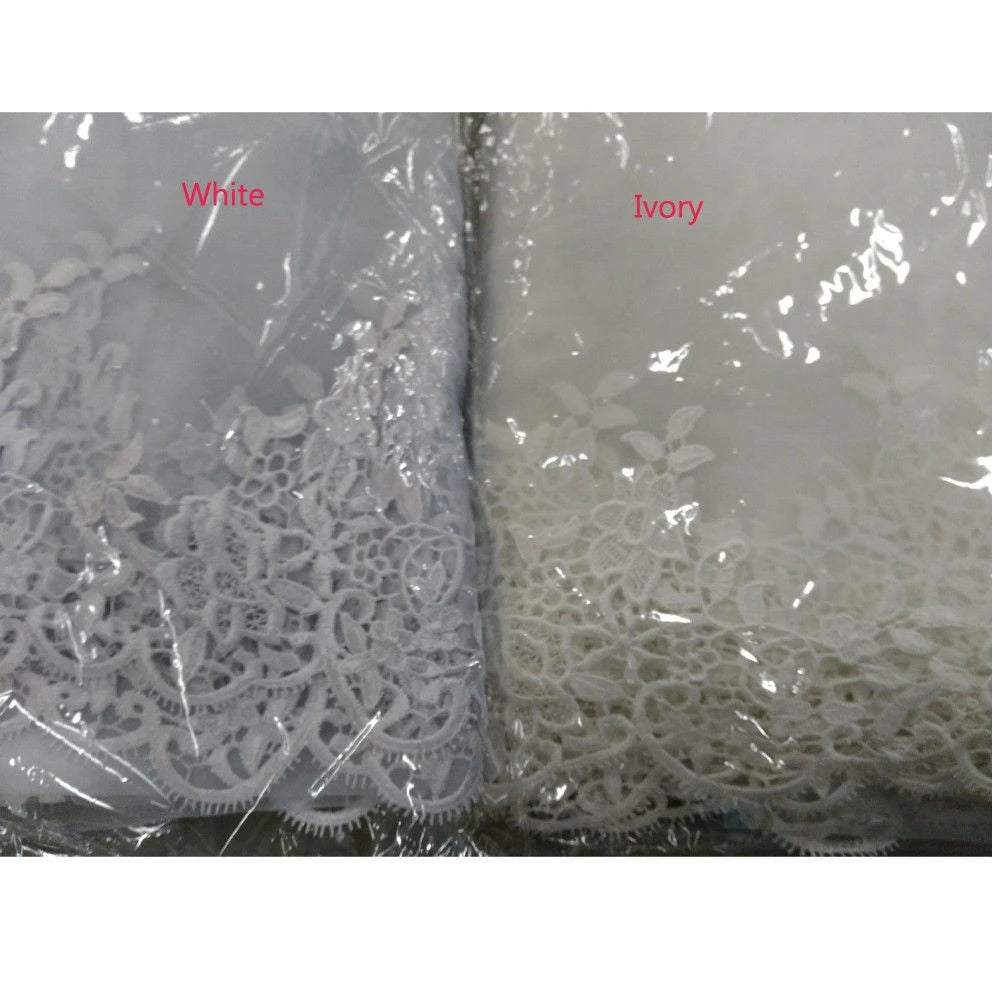 Wedding Veil Lace Edge Long Luxurious Bridal Veil White/ivory Veil With Comb Tulle Cathedral One-layer 3 Meters Bride Accessorie