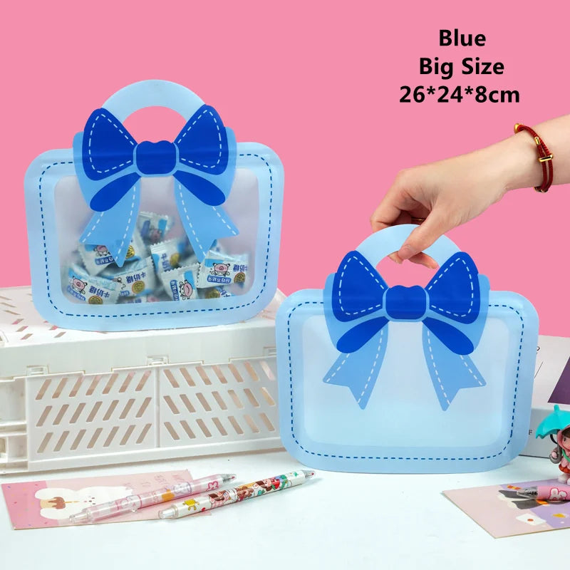 LBSISI Life,Backpack Plastic Bags For Candy Chocolate Cookie Nougat Biscuit Packing Gift Zipper Bags For Children Day,50pcs