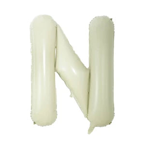 Happy Birthday Party balloons 40inch Wedding decor cream white Alphabet Foil Letter balloon kids baby shower girl Balls supplies