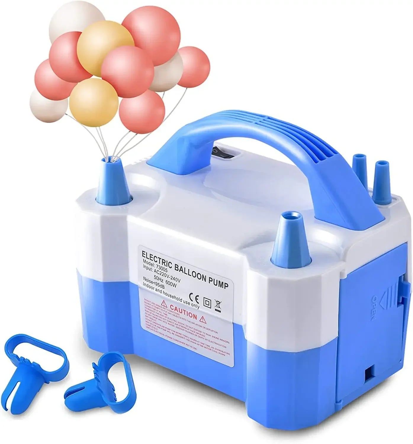 Balloon Party Electric Blowing Machine Birthday Party Balloon Accessories Banquet Atmosphere Double hole Automatic Inflator