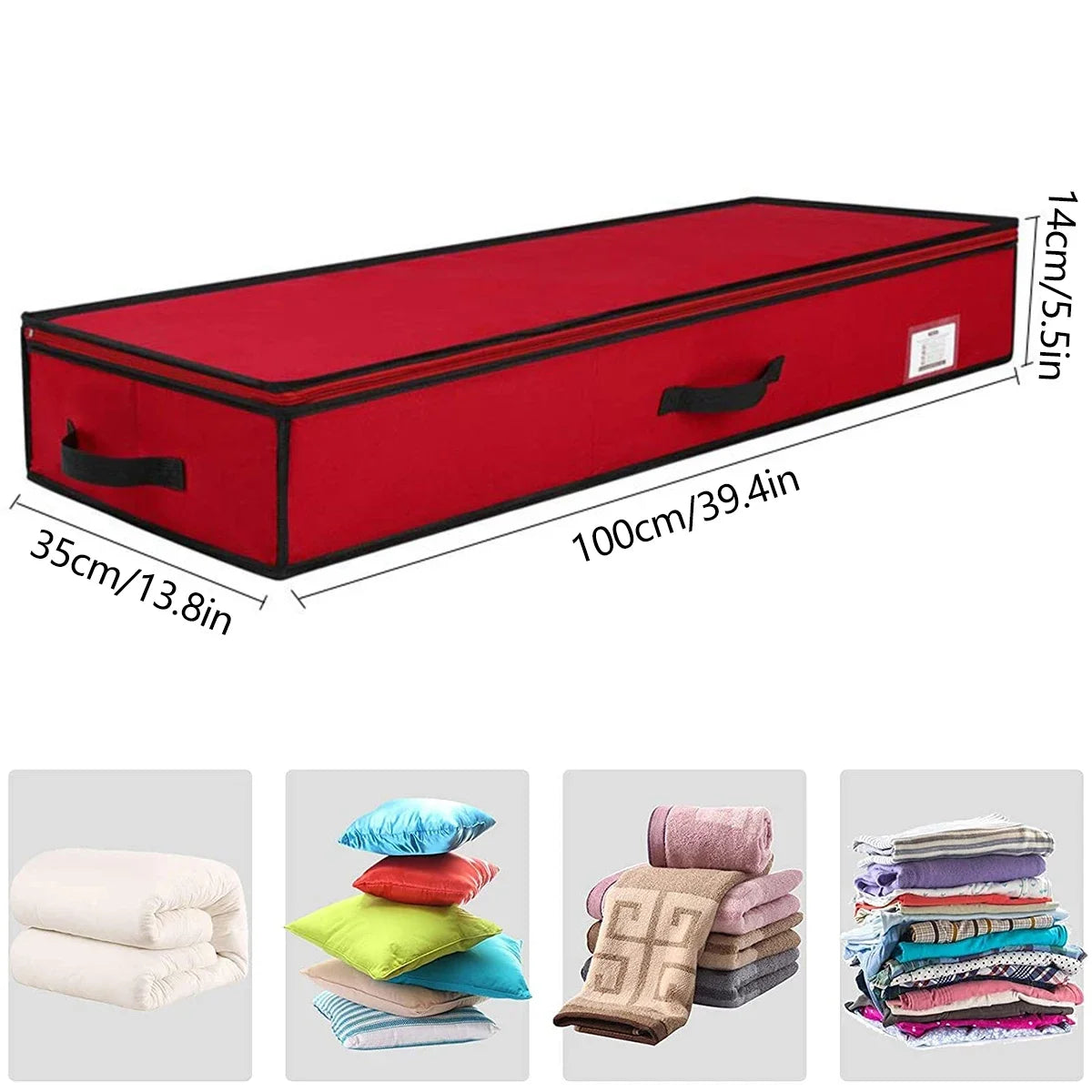 Gift Wrapping Paper Storage Bag Waterproof Christmas Gift Wrap Organizer Bag Large Capacity Container Box for Wrapping Supplies