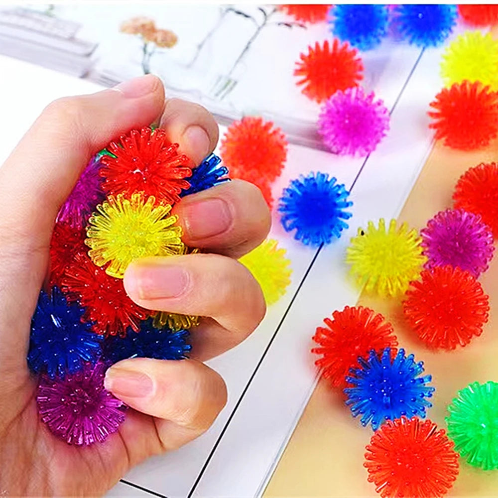 30Pcs Kids Party Favor Soft Plastic Bayberry Stress Relief Ball Toys Boys Girls Birthday Gifts Giveaway Pinata Filler Gift Pack