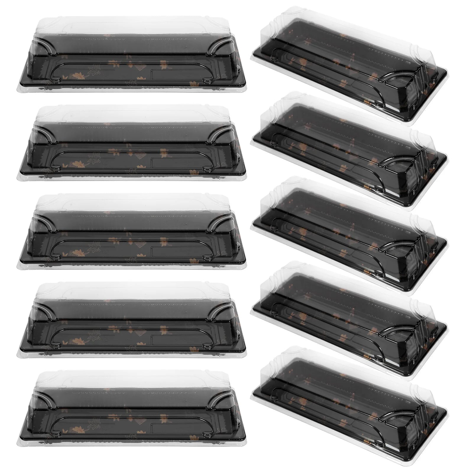 Premium Material Disposable Sushi Box Eco Friendly Packing Containers Carry Out Box Plastic Food Box Gift Boxes Take Away Boxes