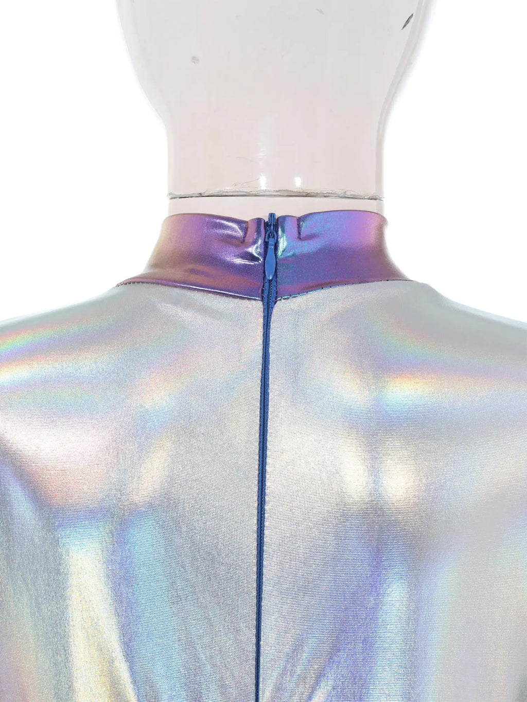 Kids Alien Cosplay Halloween Costume Shiny Bodysuit Astronaut Tech Theme Party Outfit Role Play Jumpsuit Astronaut Dress Up