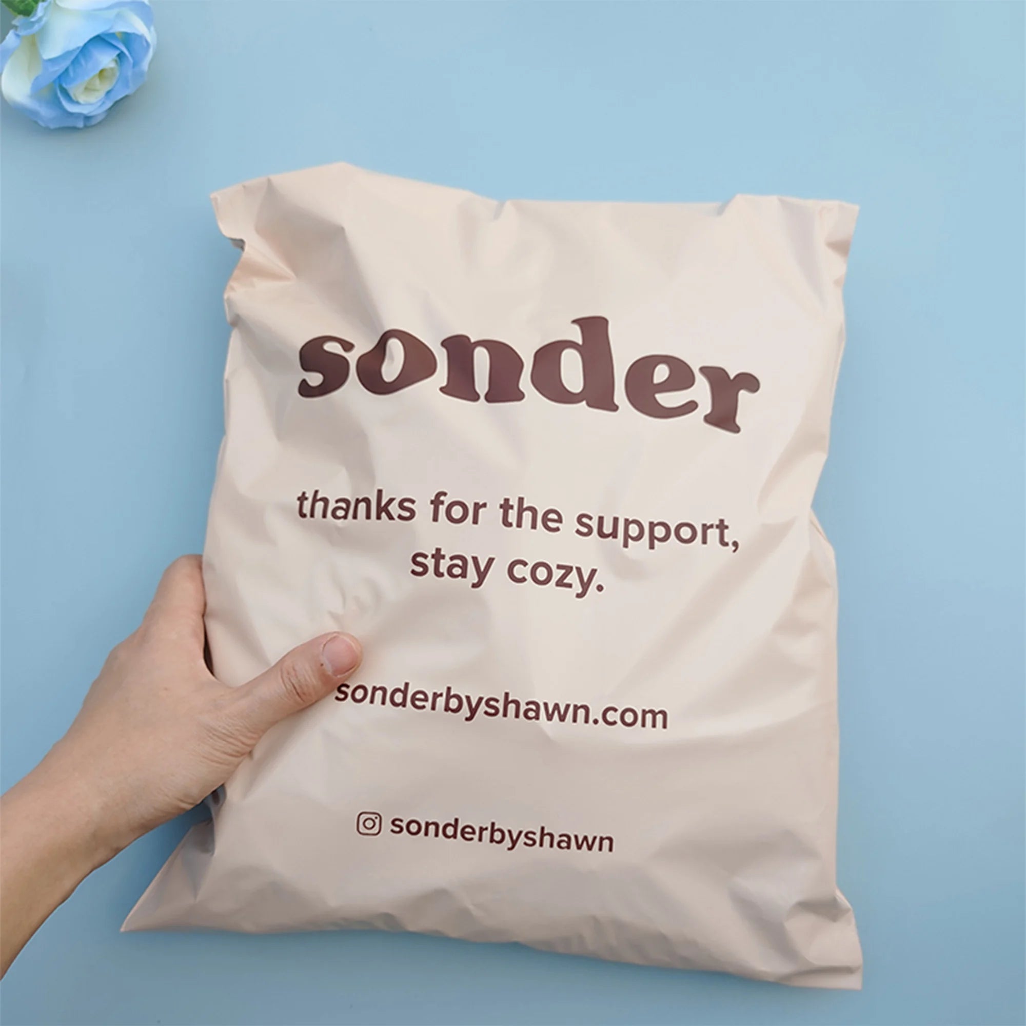 50pcs/Lot Plastic Mailer Envelope Bags Poly Shipping Mailing Colorful Packaging Parcel Storage Custom Logo Brand Mailer Envelope